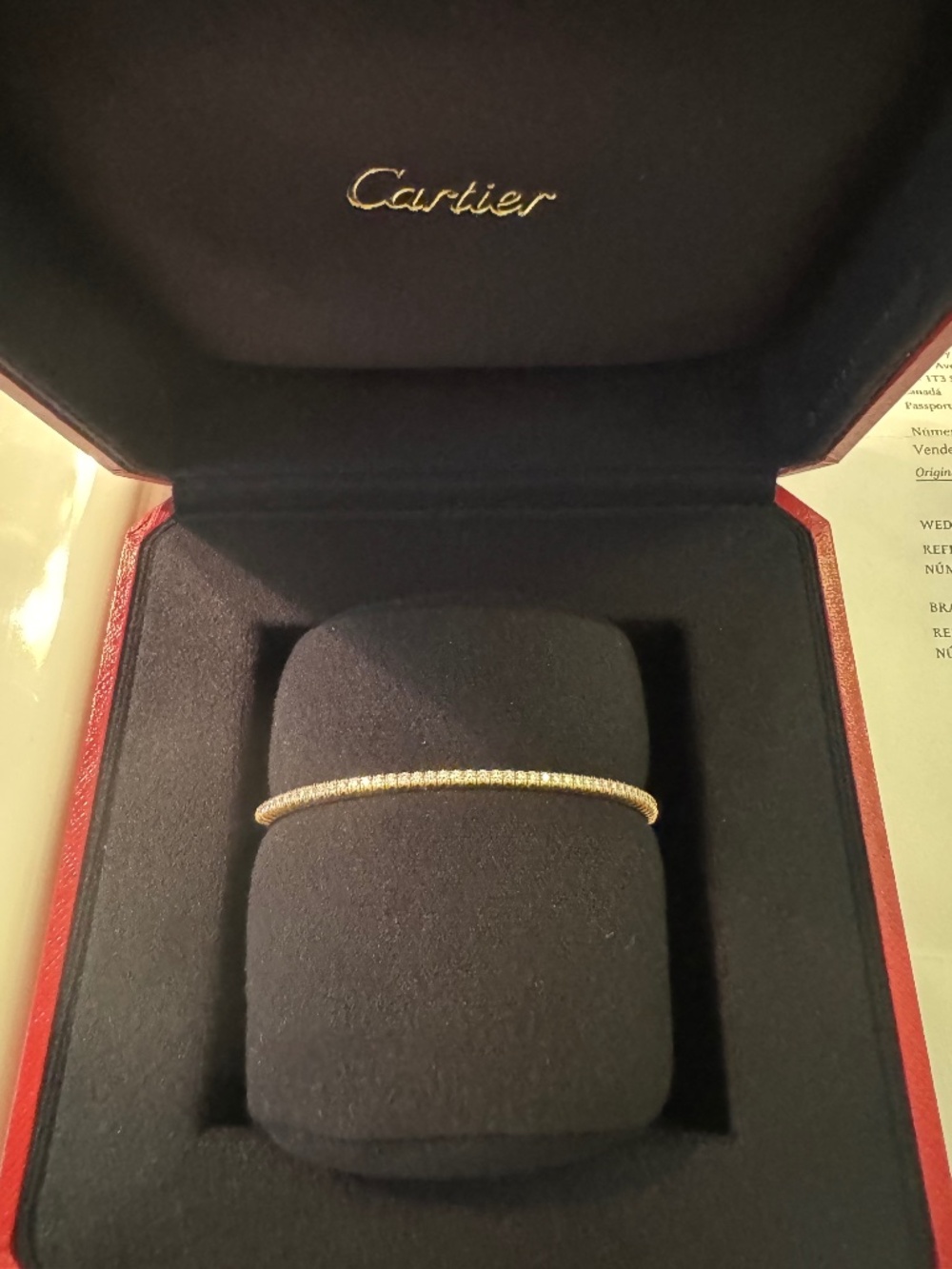 Cartier Diamond Bracelet